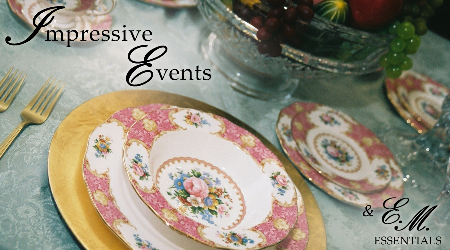 Impressive Events provides professional coordinating for weddings, parties, corporate events and more